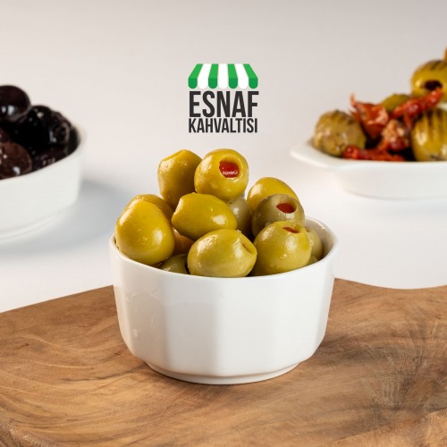 Yeşil Zeytin Biber Dolgulu