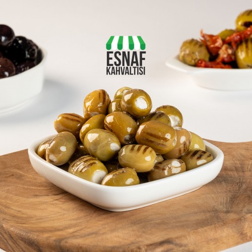 Yeşil Izgara Zeytin Peynir Dolgulu 